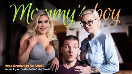Kenzie Taylor, Caitlin Bell - Lucky Guy Has Sexy With Stepmom And Her Best Friend - Vidéo premium HD - Couple | Charmeuse X