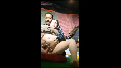 Nepali wife cheats when husband out of town
