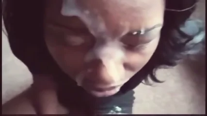 Ebony Amateur's Massive Facial - Porno Ebony en HD | Charmeuse X